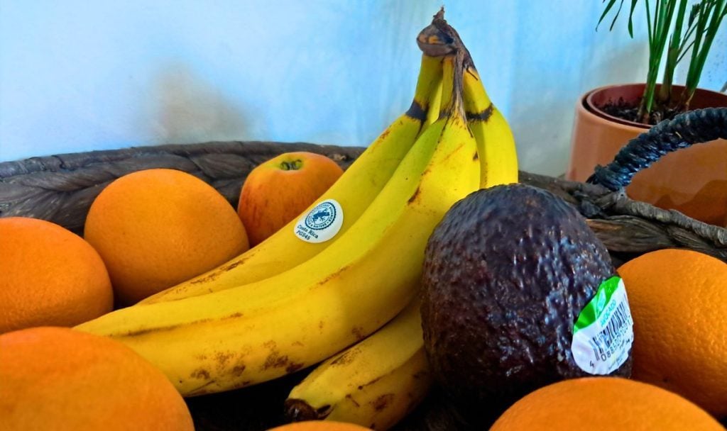 Bananas stay fresh