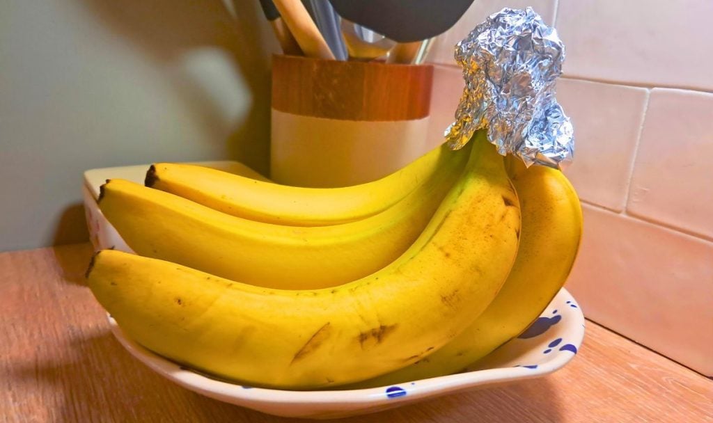 Bananas stay fresh