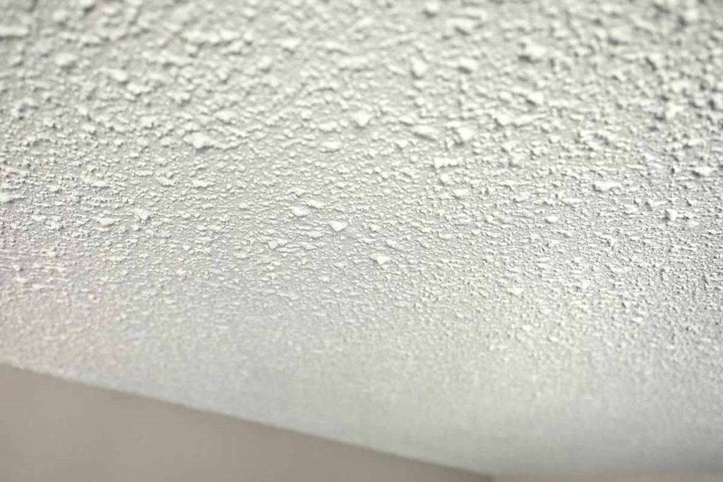 popcorn ceiling